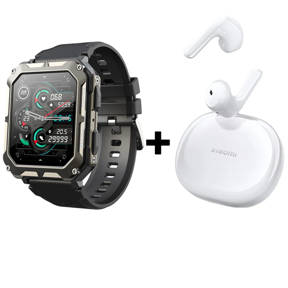 XIAOMI - Audífonos Bluetooth Xiaomi Air 3 SE y Reloj Inteligente C20 PRO