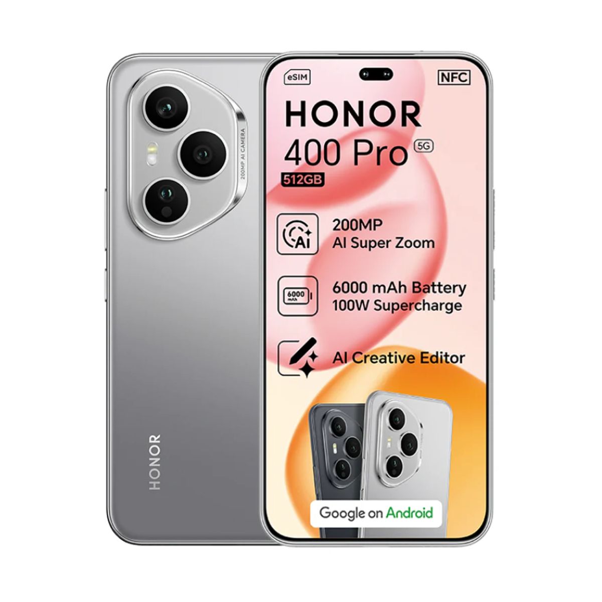 HONOR - HONOR 400 Pro 12+512GB Lunar Withe