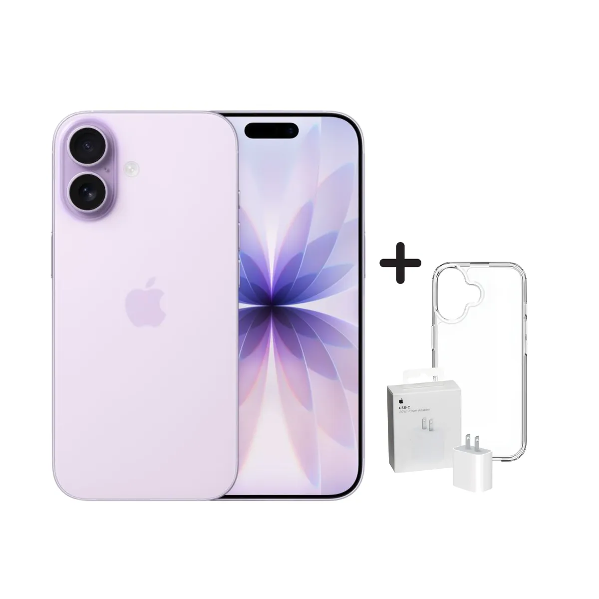 APPLE - IPHONE 17 256GB ESIM- LAVANDA + CARGADOR + CASE