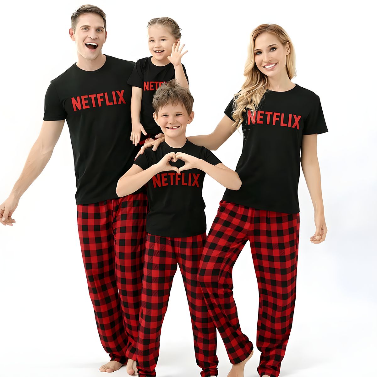NACIONAL - Pijama Manga corta Unisex Modelo Net - Flix