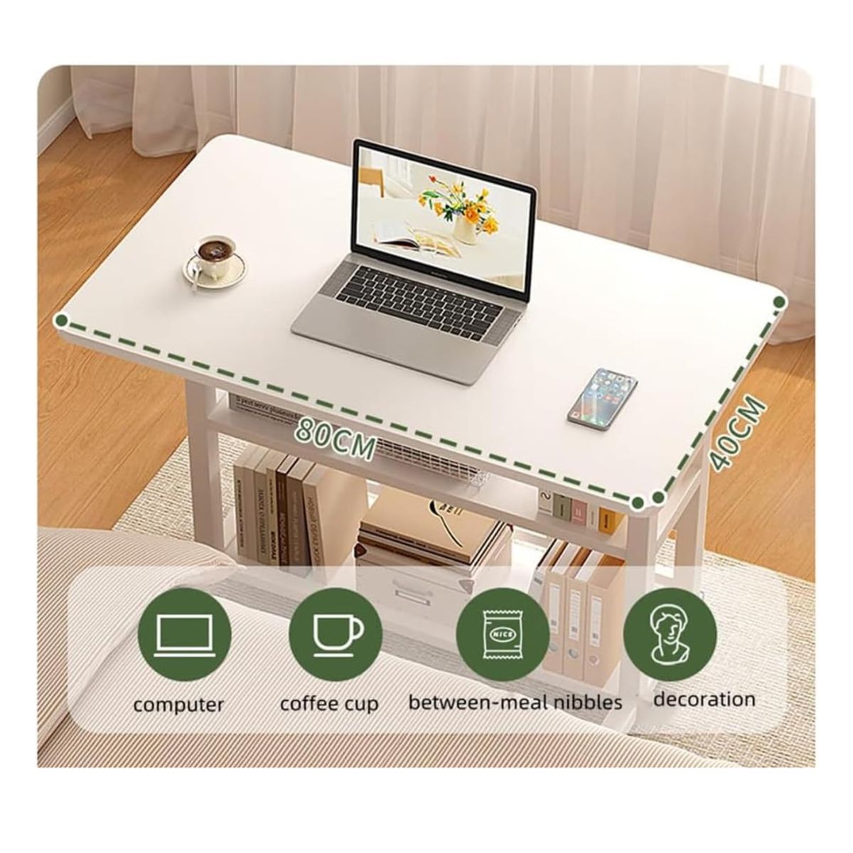 GENERICO - MESA ESCRITORIO PORTÁTIL DE 3 NIVELES