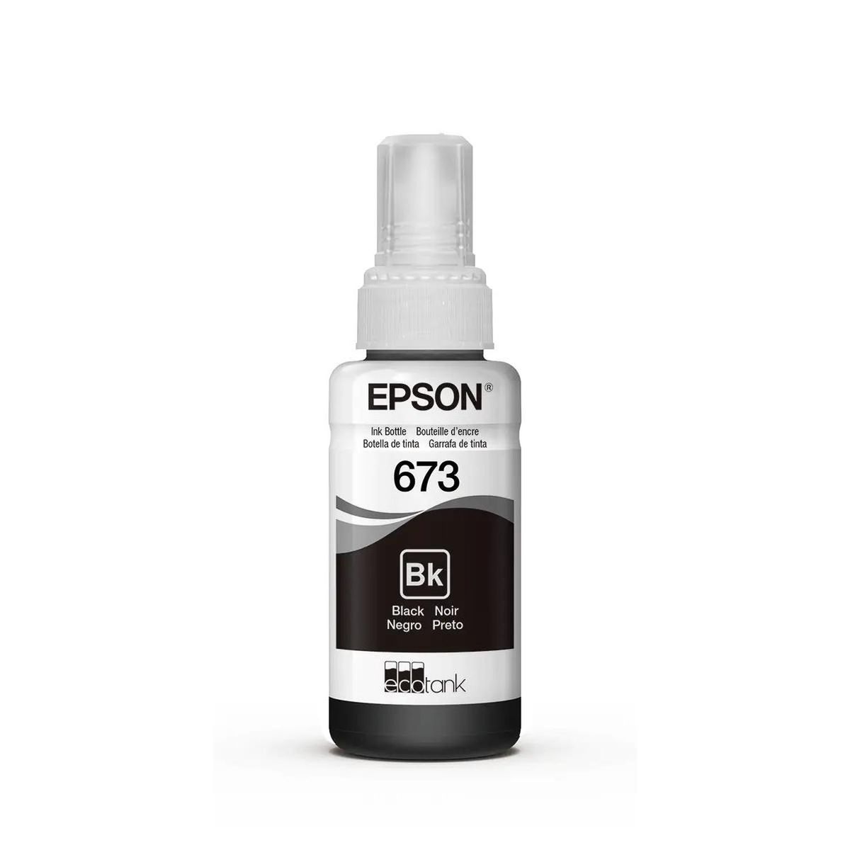 EPSON - Botella de tinta EPSON Negra T673