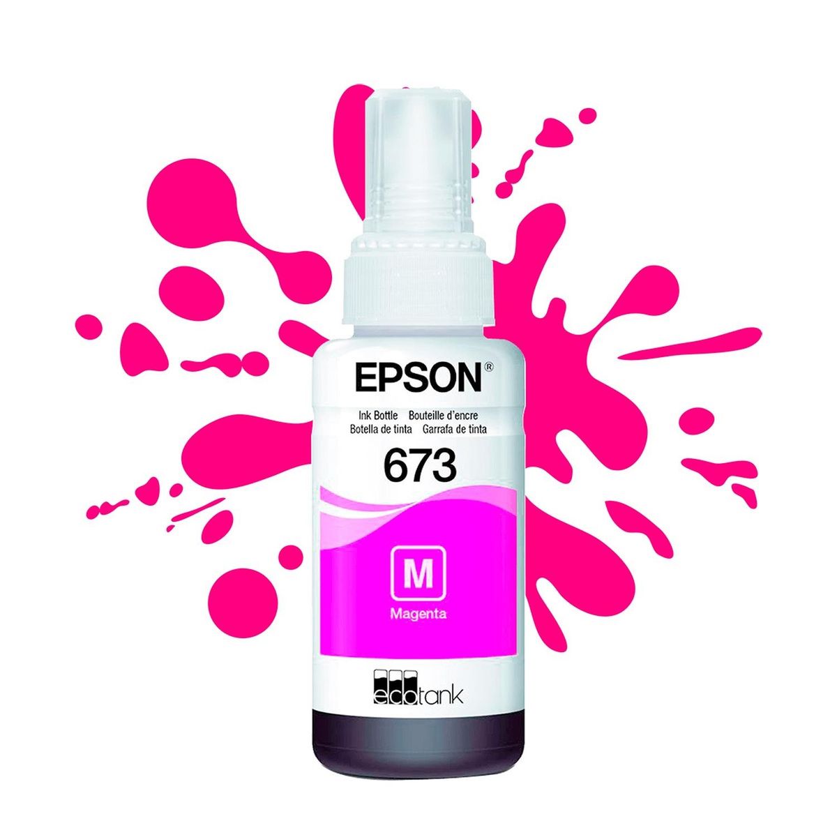 EPSON - Botella de tinta EPSON Magenta T673