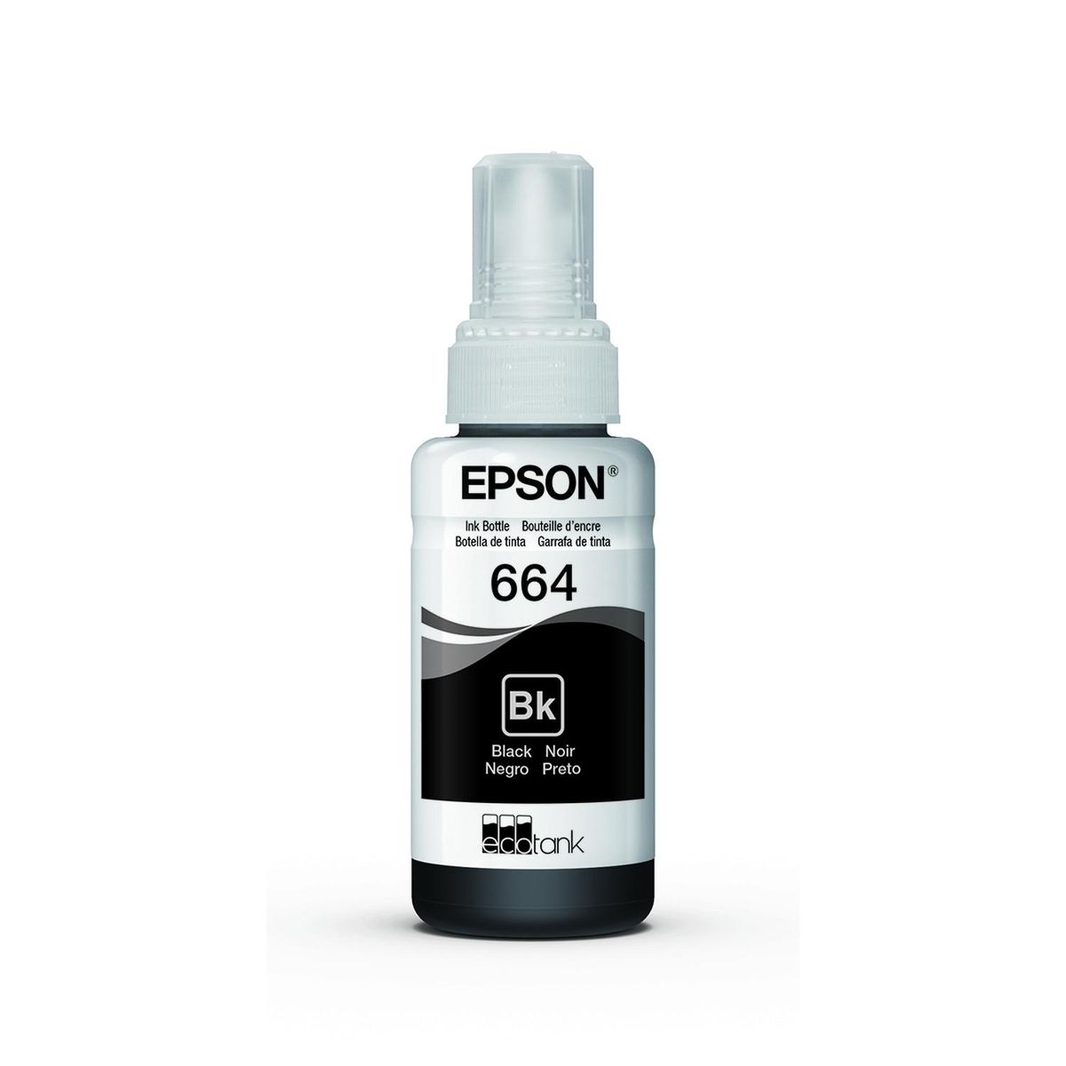 EPSON - Botella de tinta EPSON Negra T664