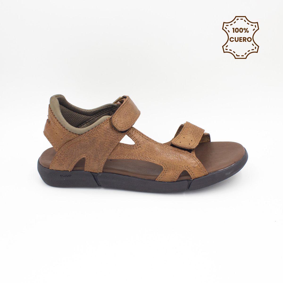 FAR WEST - Sandalias Franciscanas Hombre y Mujer Alejo Cuero Marrón Claro