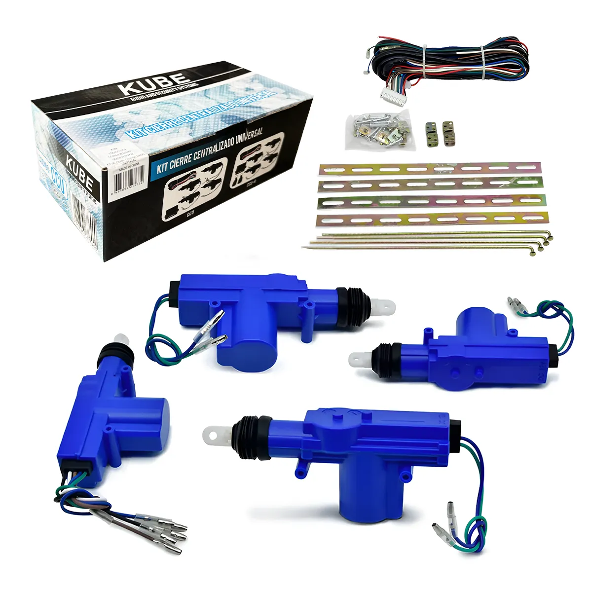 Kit Cierre Centralizado KUBE Auto 12V  Fácil Instalación y Seguridad, marca JET - Foto Principal