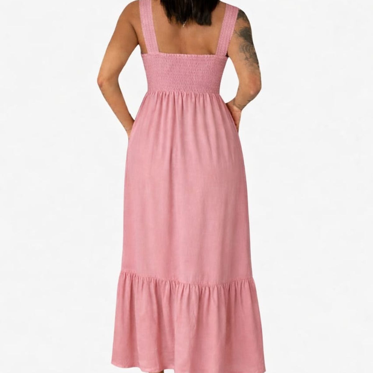 GENERICO - VESTIDO DE VERANO LARGO CASUAL DE MUJER