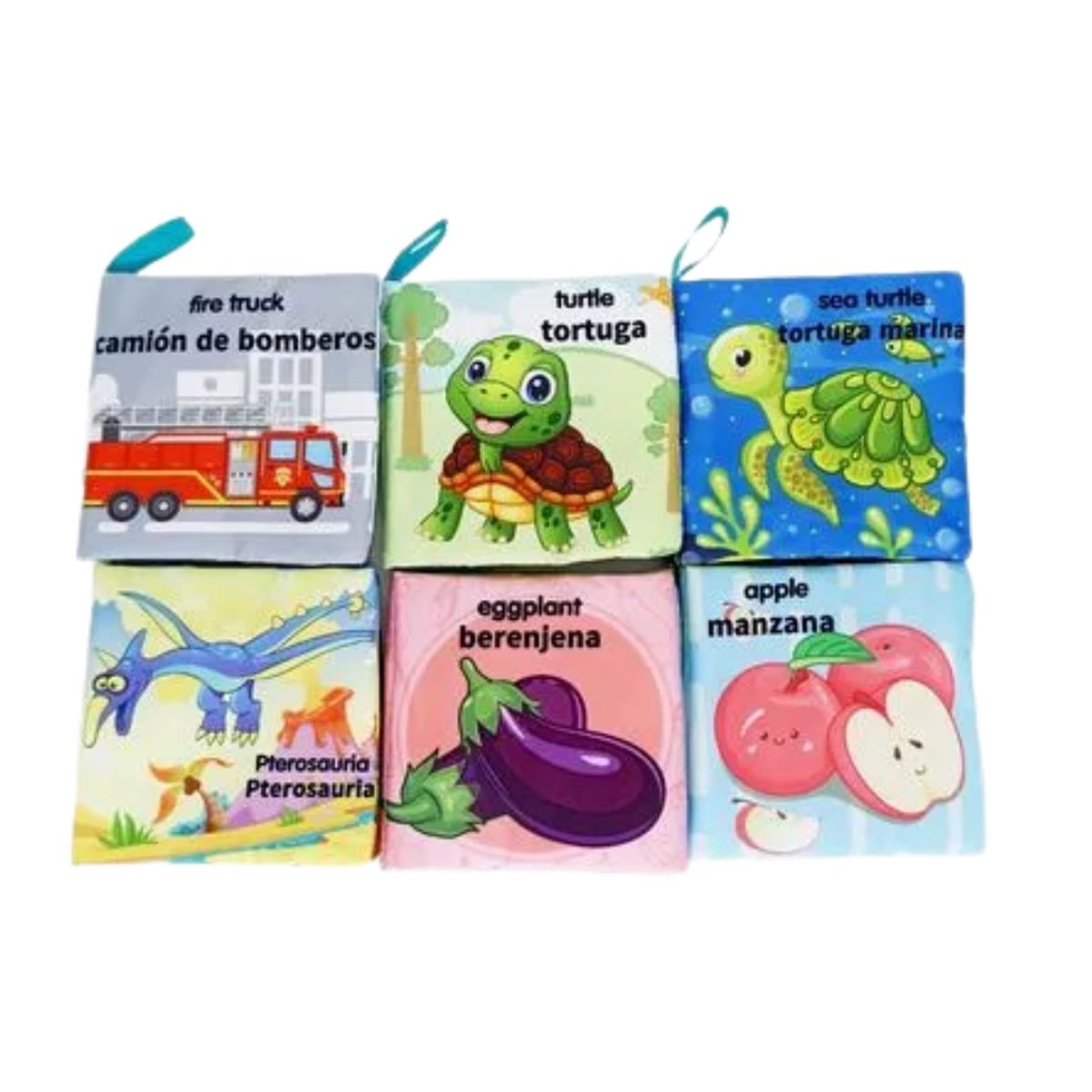 GENERICO - Libros de Tela con Textura Educativo para Bebés