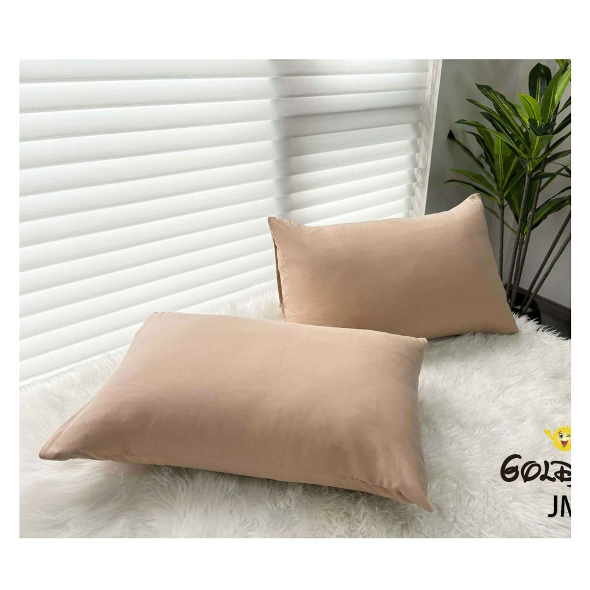 CUTE - SET DE FUNDAS DE ALMOHADAS GOLDSUN 1 PAR