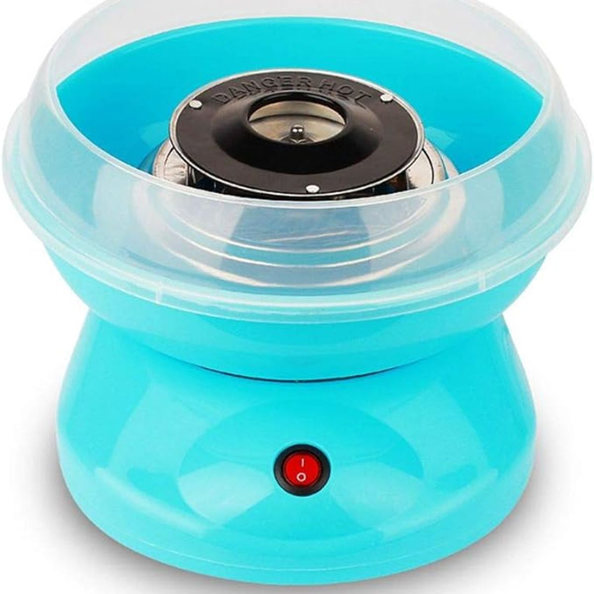 GENERICO - MINI MÁQUINA ELÉCTRICA PORTATIL DE ALGODON DE AZÚCAR-CELESTE