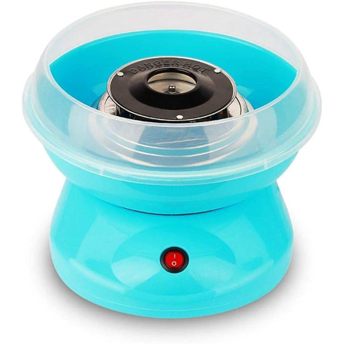 GENERICO - MINI MÁQUINA ELÉCTRICA PORTATIL DE ALGODON DE AZÚCAR-CELESTE