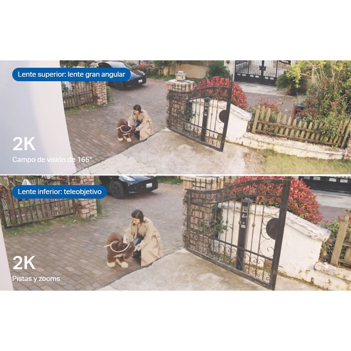 TP LINK - Cámara Seguridad Tp-Link Tapo C545D 2K 3MP Doble lente 2k + 2k Detección IA Vehículos