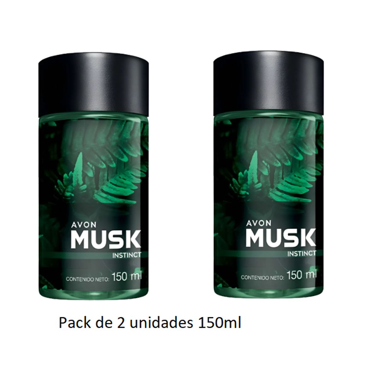 AVON - Avon - Musk Instinct Colonia Refrescante 150ml Pack 2 unidades