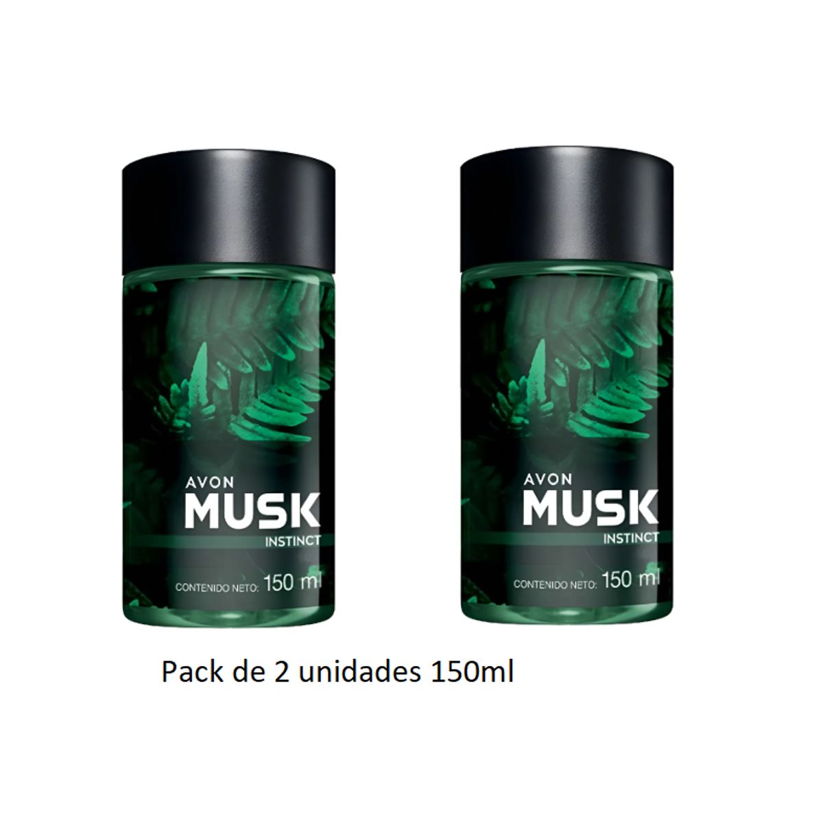 AVON - Avon - Musk Instinct Colonia Refrescante 150ml Pack 2 unidades