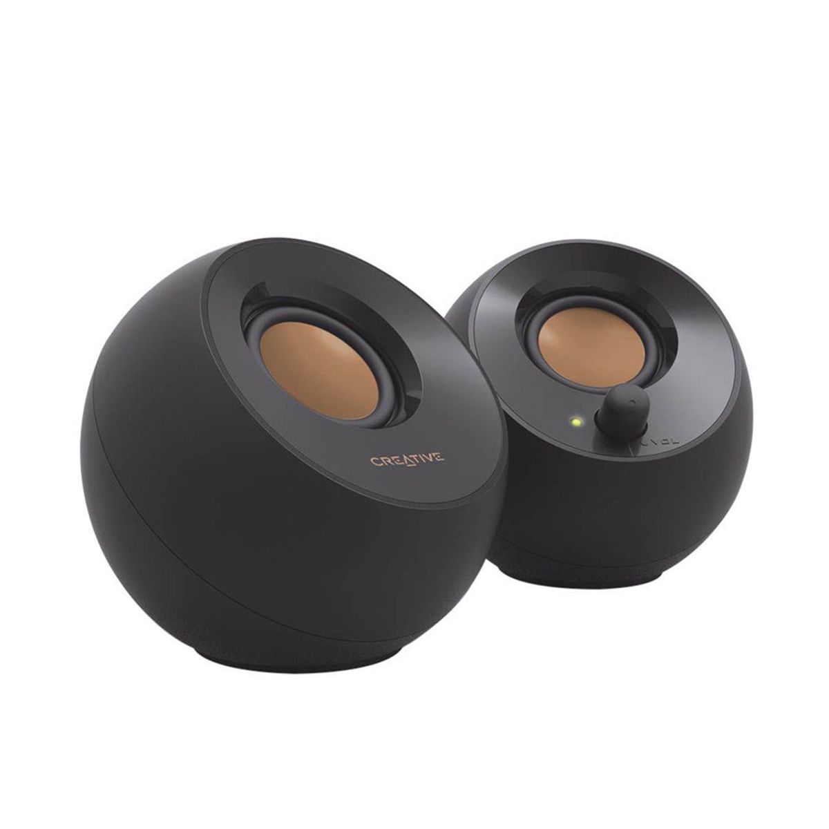 CREATIVE - Parlante Creative Pebble 2.0 4.4W Usb-Powered Negro – Sonido De Alta Calidad Para Tu Pc