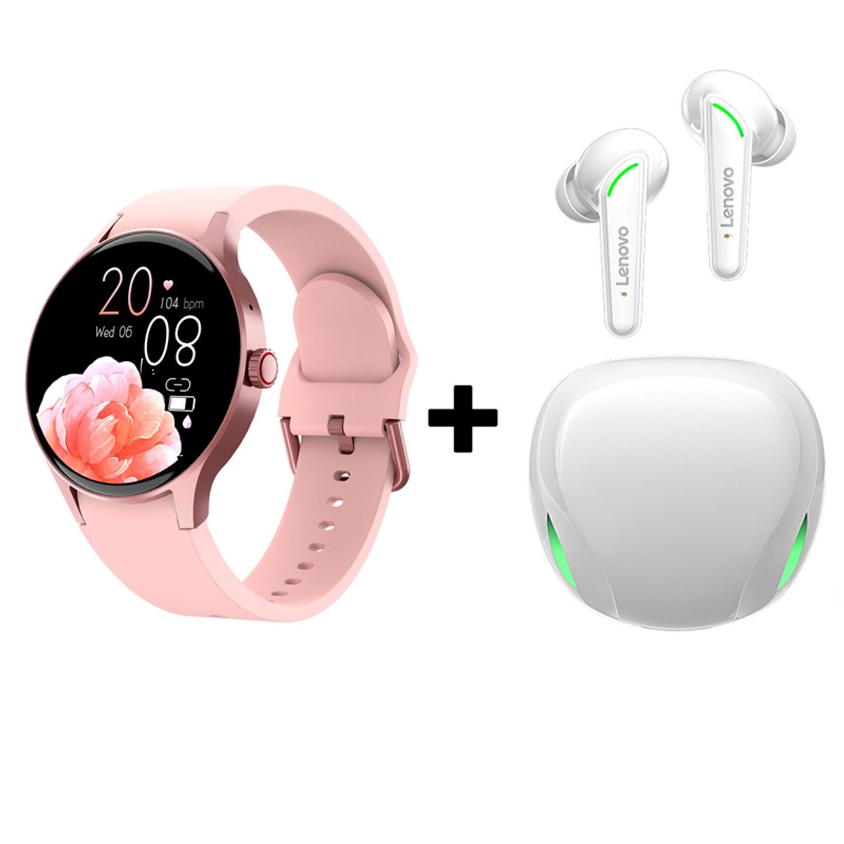 LENOVO - Audífonos Bluetooth Lenovo XT92 y Reloj Inteligente Smart Watch Y80