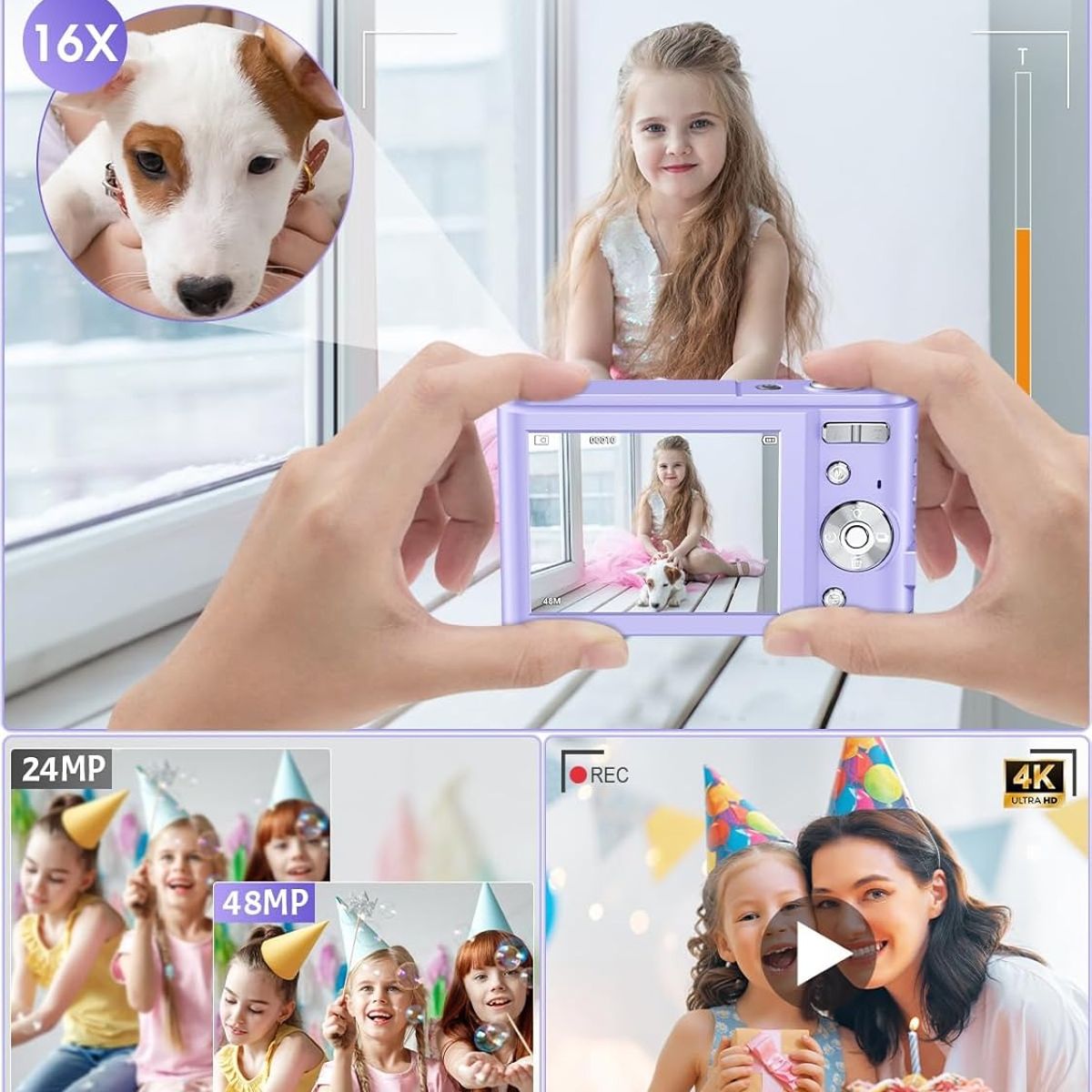 RENVMEXY - Cámara 4K 48MP + Regalo 64GB ¡Captura y Graba Todo en Alta Definición