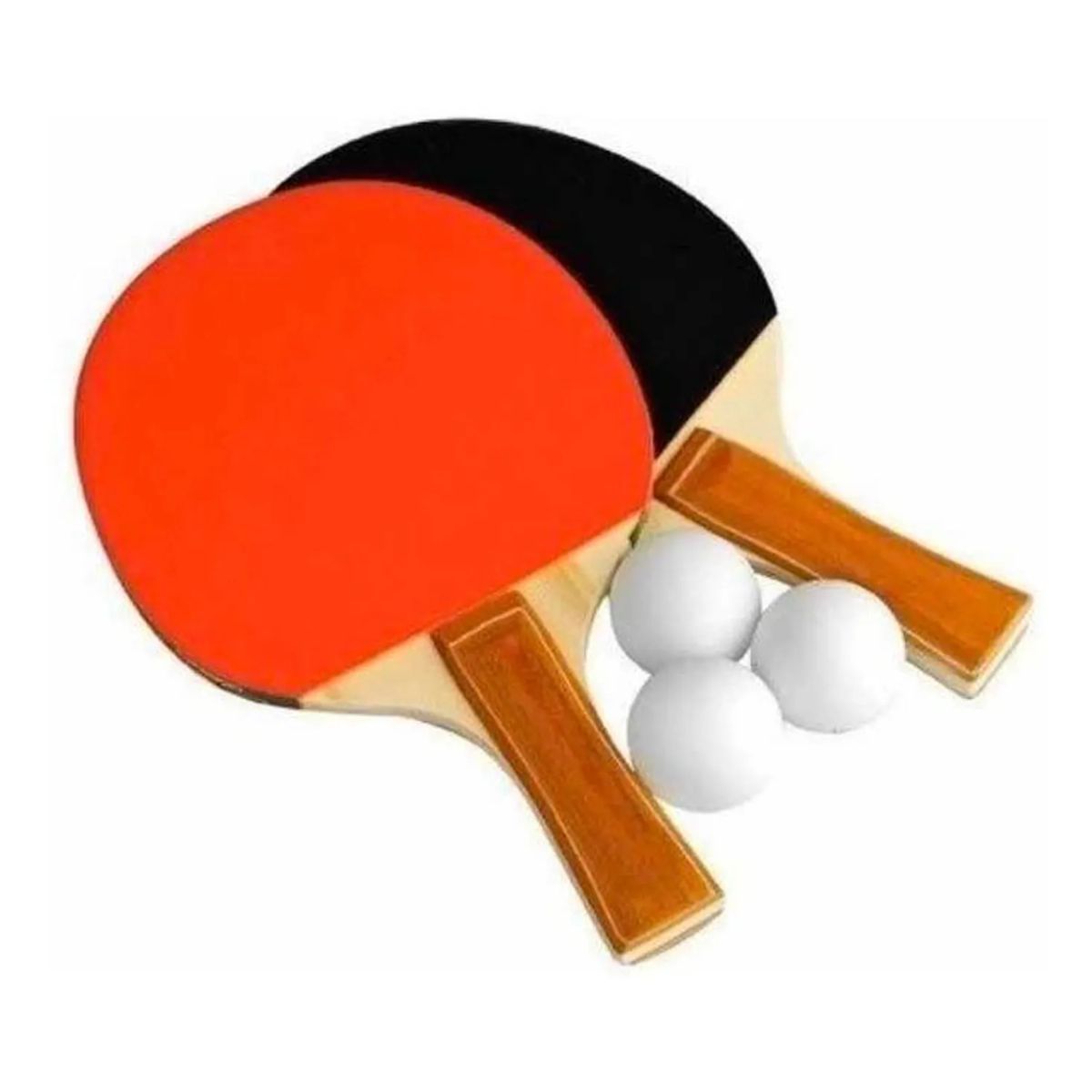 GENERICO - Tenis de mesa y Juego de 2 Raquetas + 3 pelotas de Ping Pong