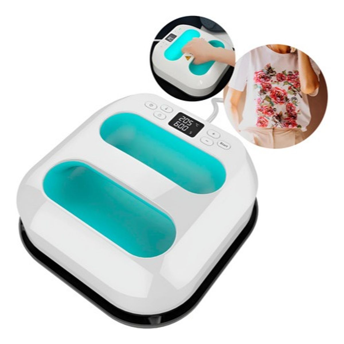 U BUY - Plancha Multiusos Transfer Sublimación Parche Para Camiseta