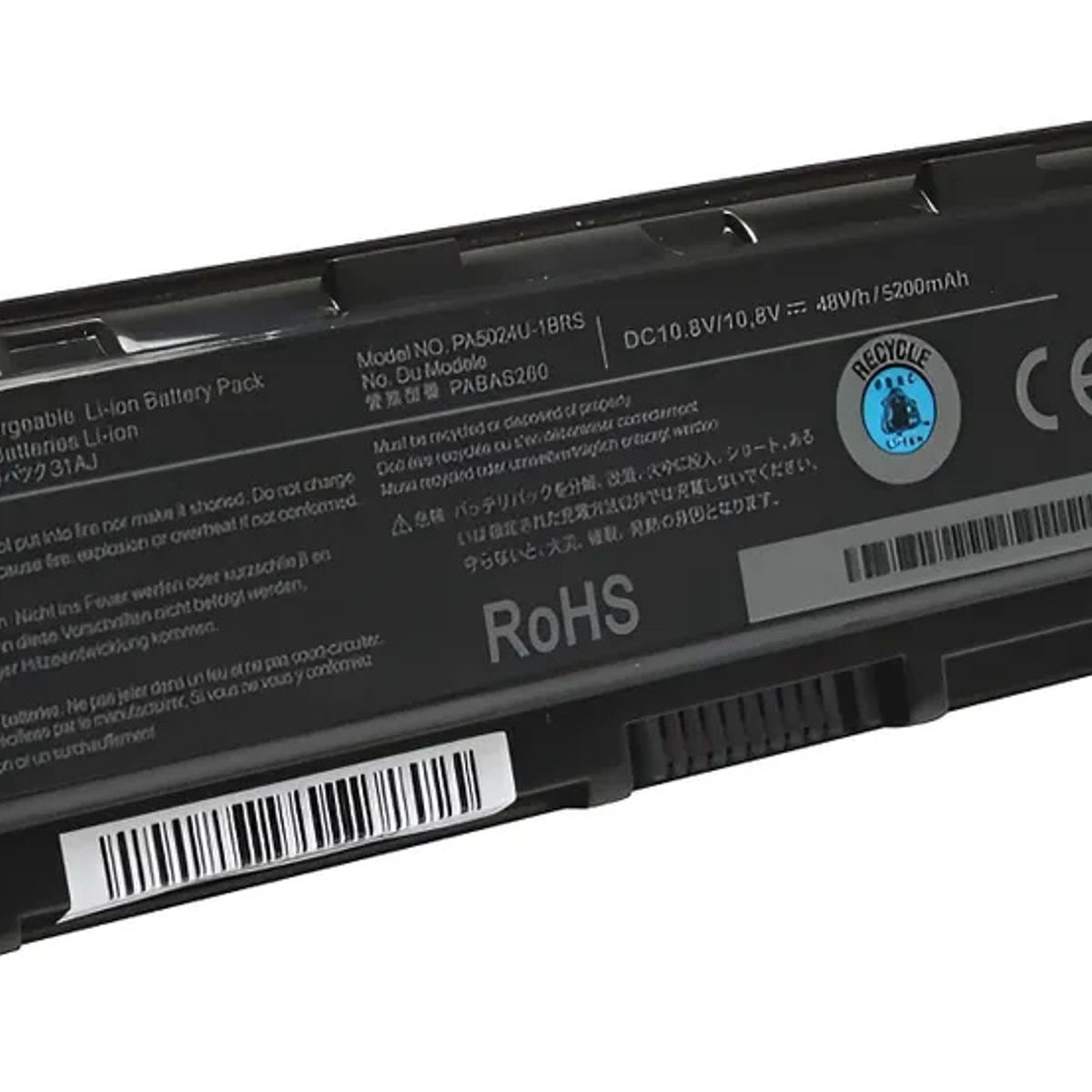 GENERICO - Bateria Para Toshiba Pa5024 C845 L855 L850 L845 S855 C855