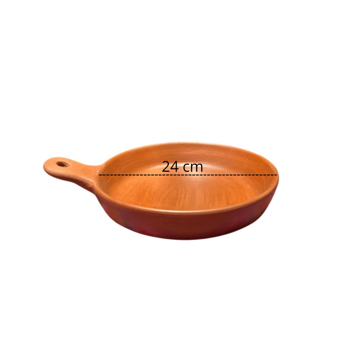 ACHALLAY ARTESANIA DE BARRO - Sarten de Barro 24 cm