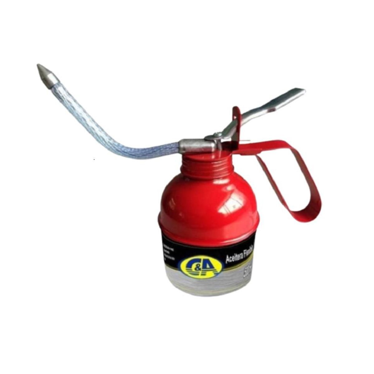 C AND A TOOLS - Aceitera Flexible 300ml Con Aplicador C&A - Rojo