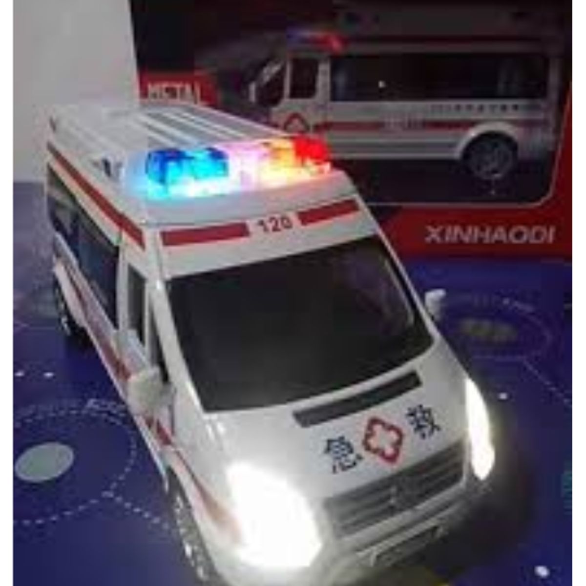 Juguete de Ambulancia a Pilas con Luces, marca GENERICO - Foto 2