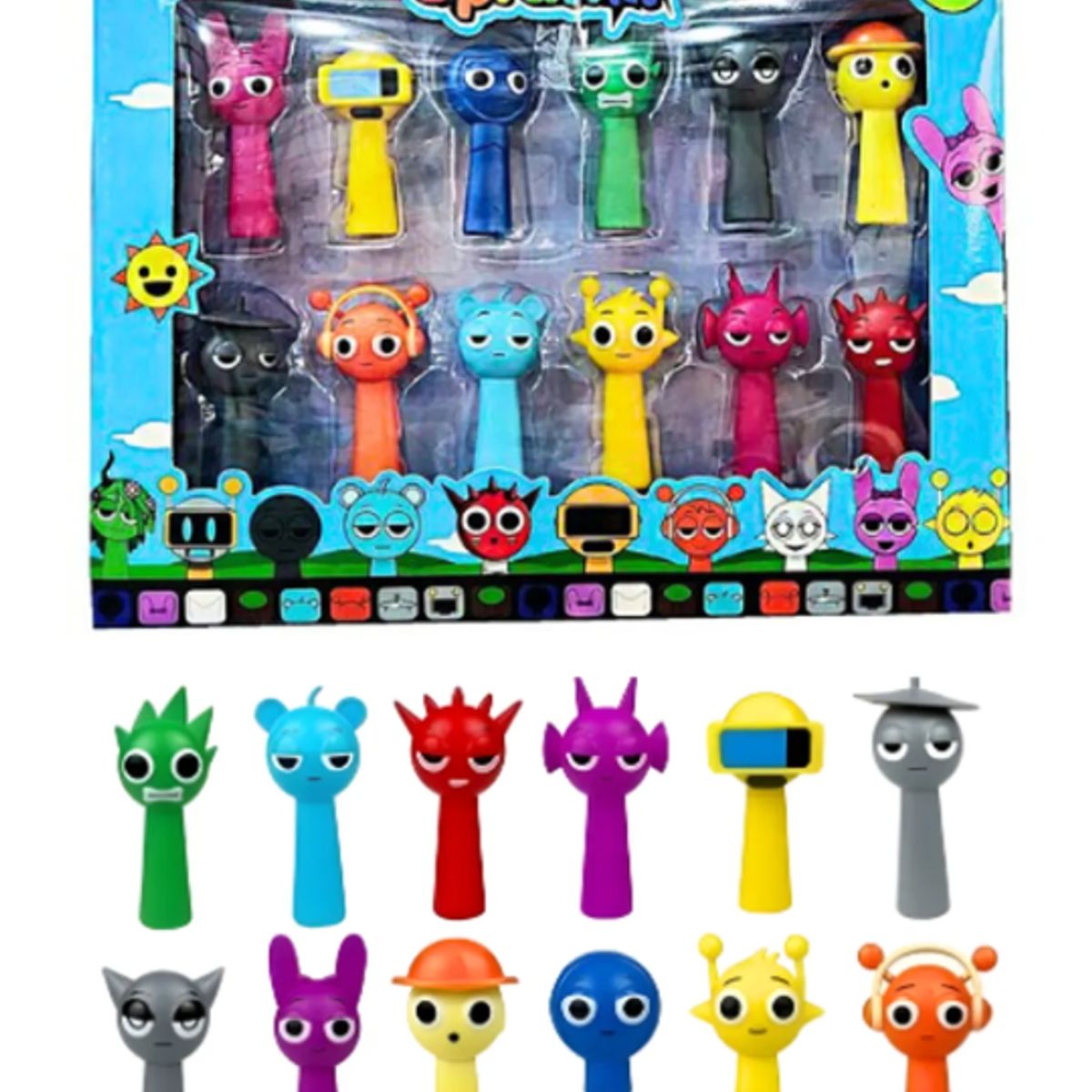 GENERICO - Juguete Set de Colección Sprunkis 12 Personajes