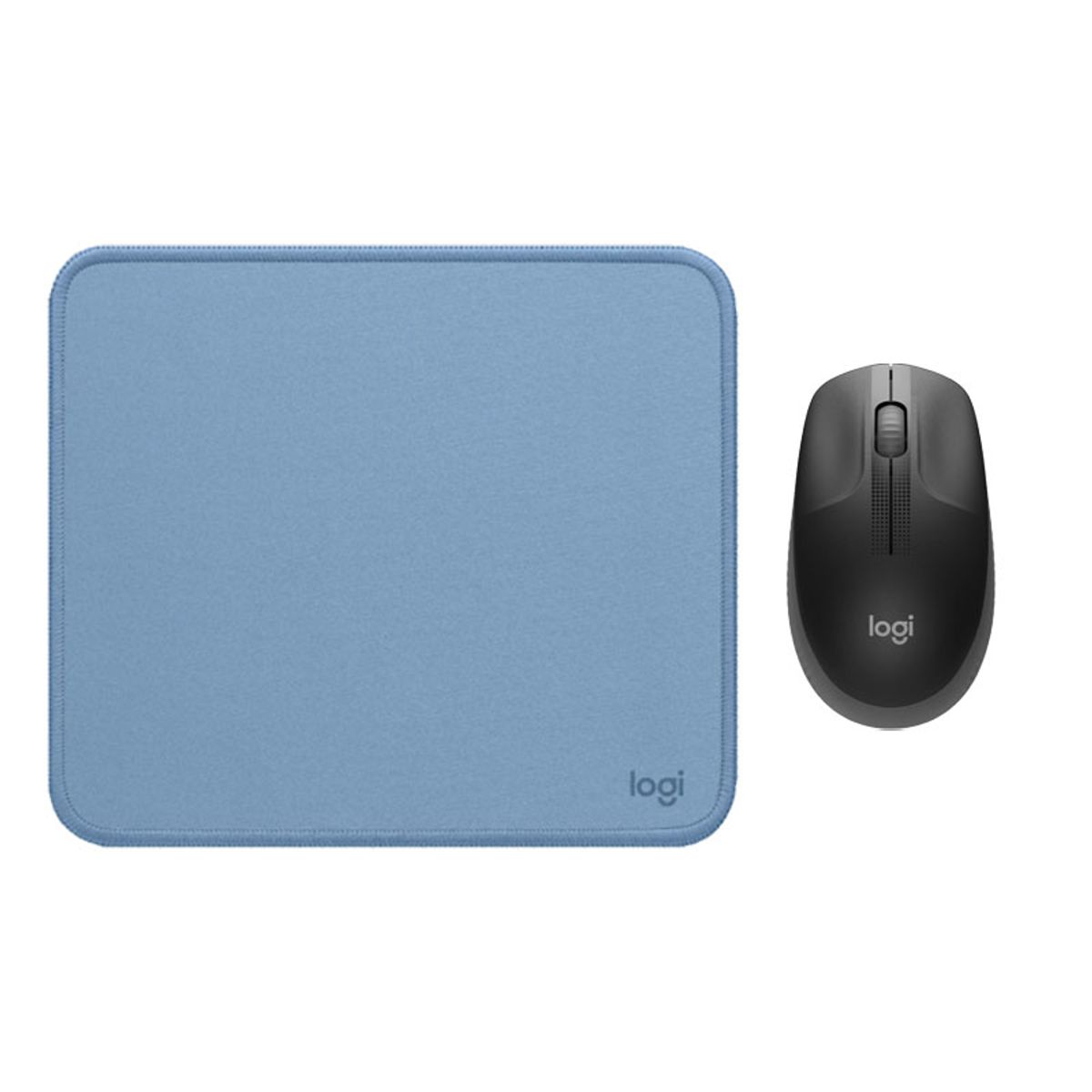 LOGITECH - COMBO LOGITECH MOUSE M190 Y PAD MOUSE 200x230