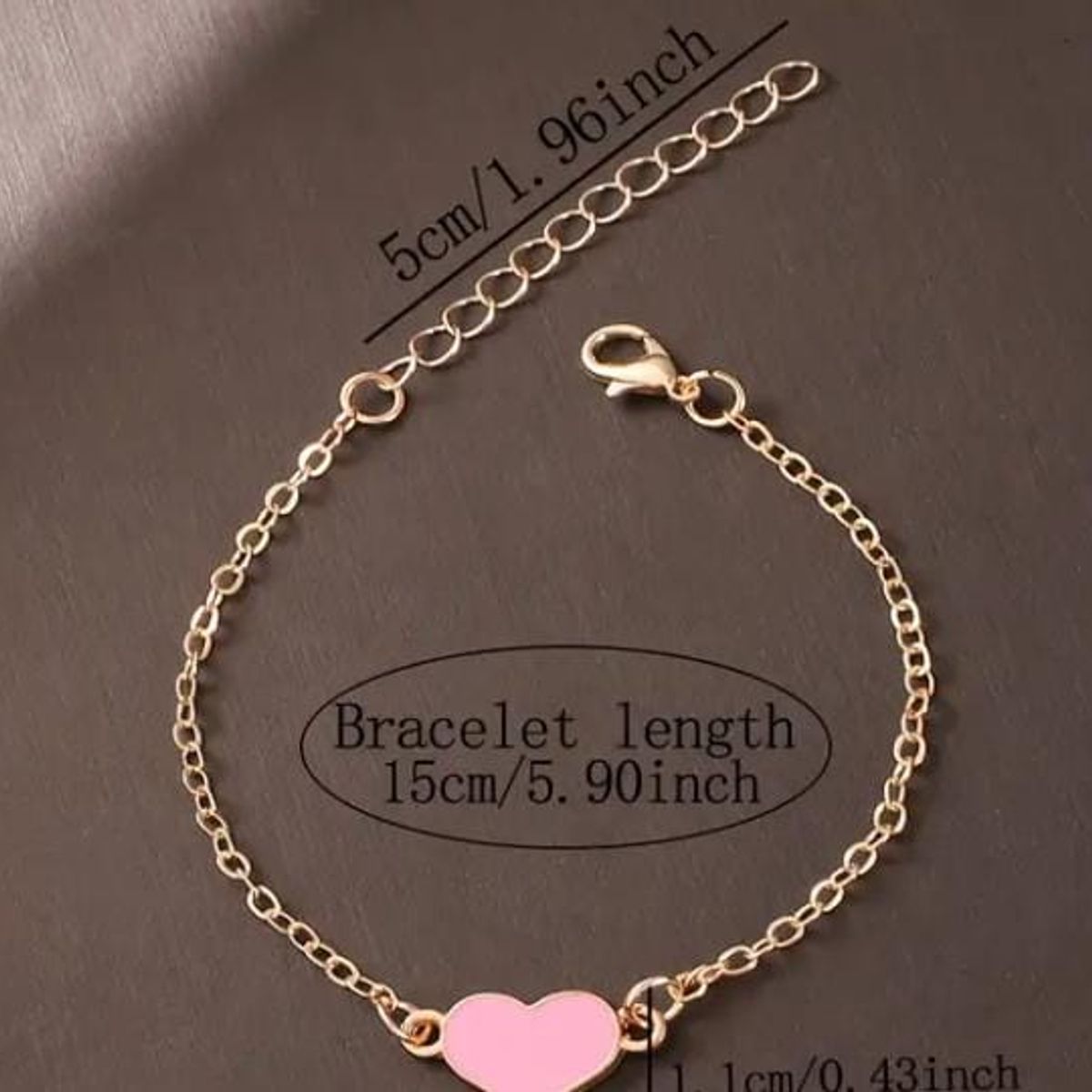 MORITA BAG STORE - RELOJ DIGITAL CON PULSERA DE DIJE DE CORAZON COLOR ROSADO