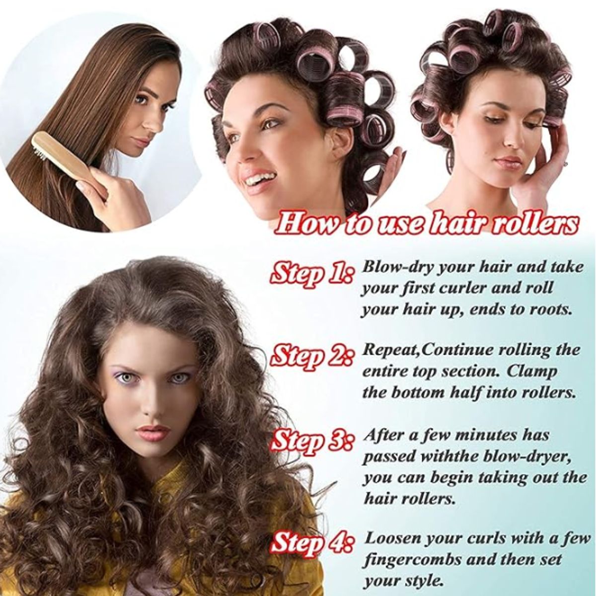 GENERICO - SET 12 RULEROS PARA EL CABELLO