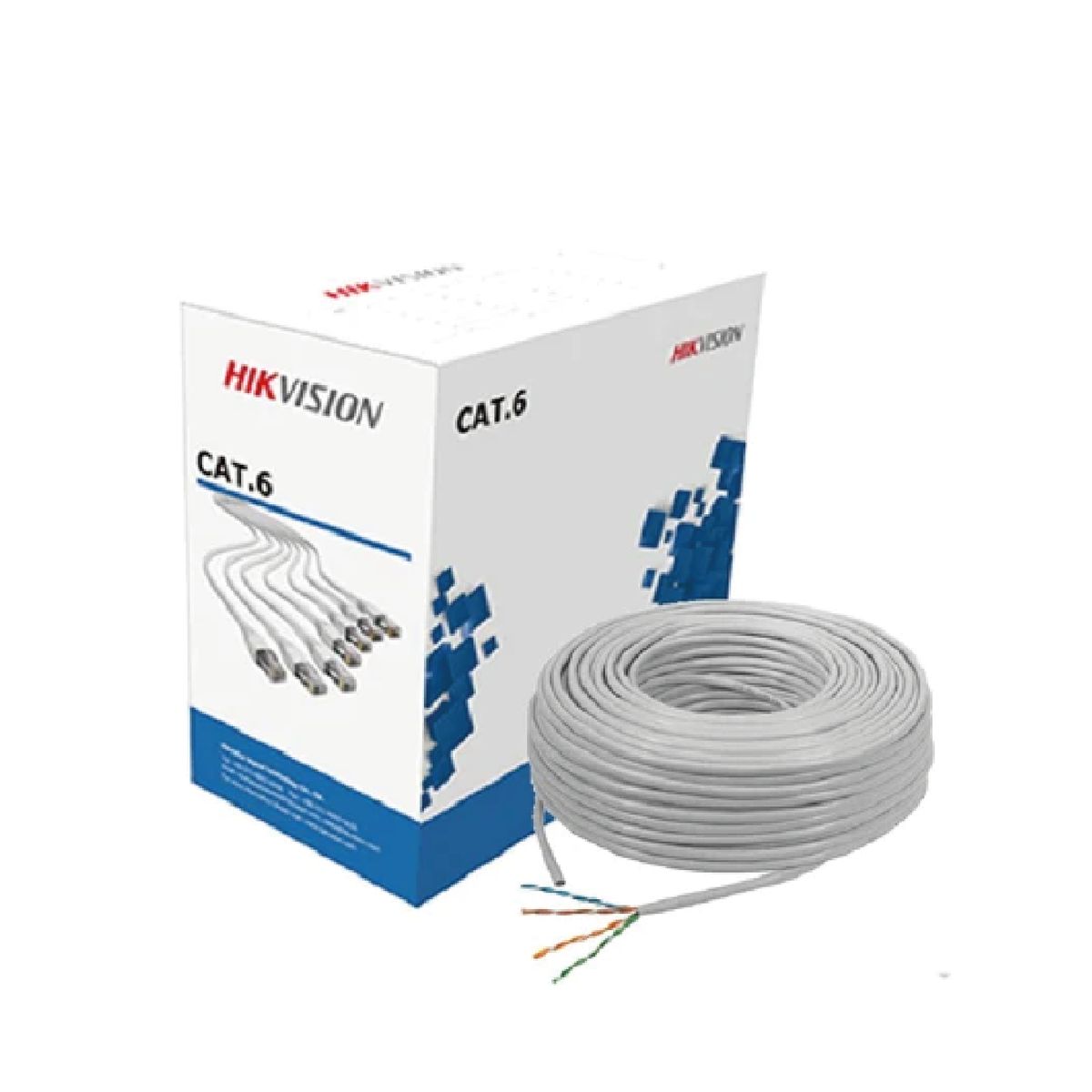 Hikvision - HIKVISION DS-1LN6-UE-W Cable de red UTP Cat 6 interior