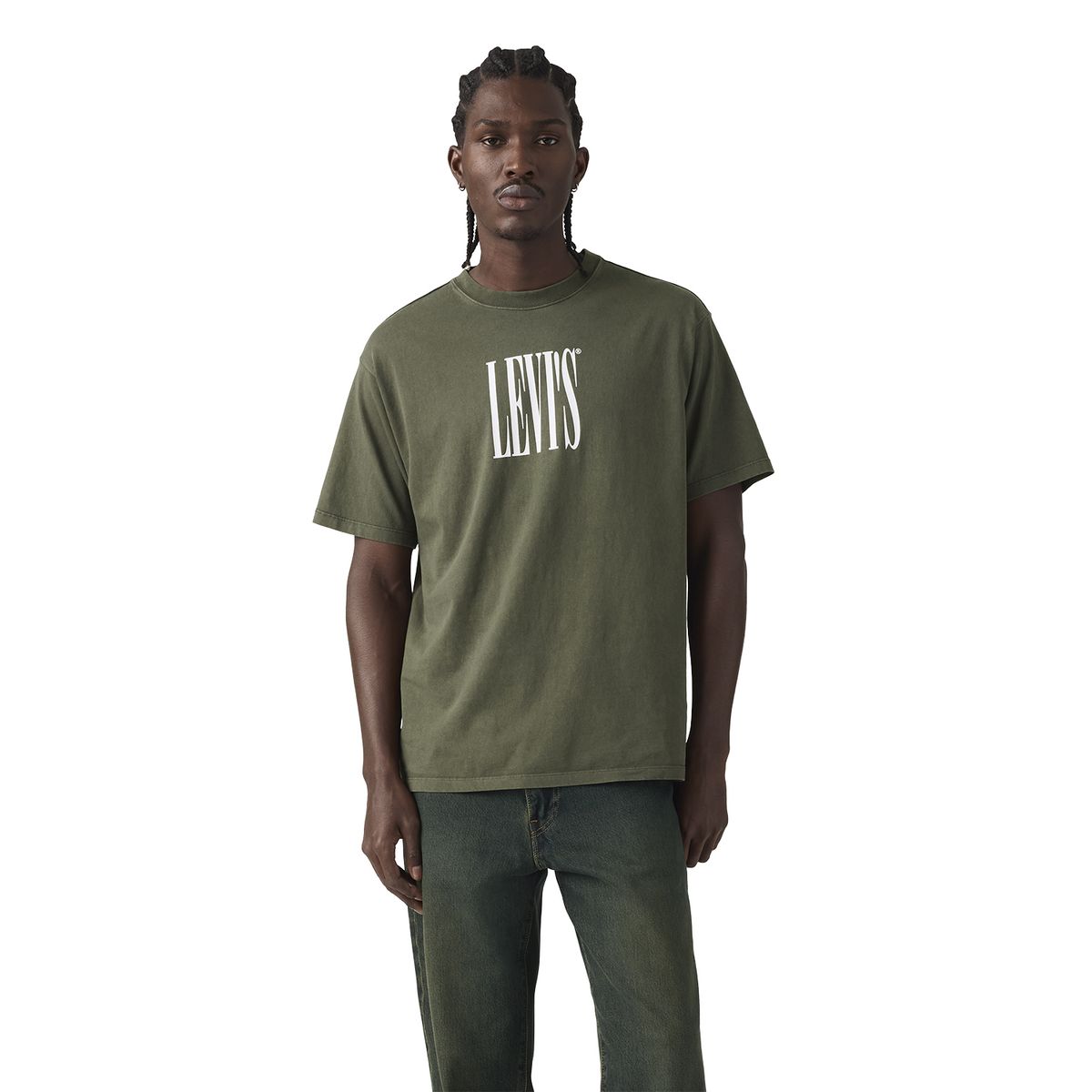 LEVIS - Polo Hombre Vintage Fit Graphic Tee Verde Levis
