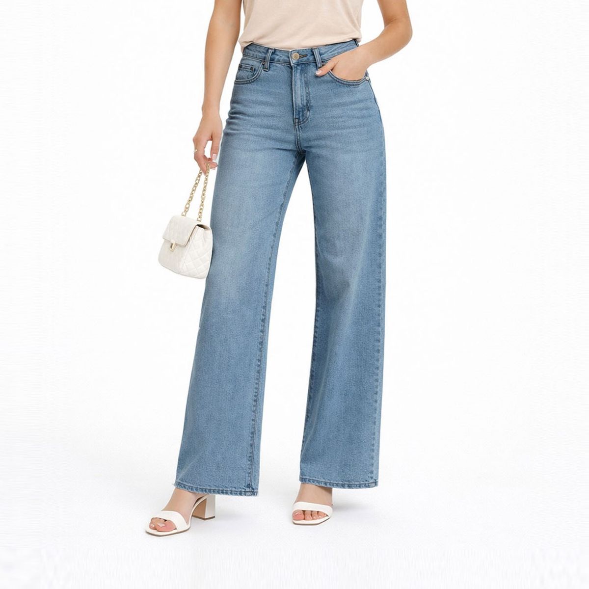 COTTON'S JEANS - JEAN WIDE LEG PARA MUJER COTTONS JEANS ALIA