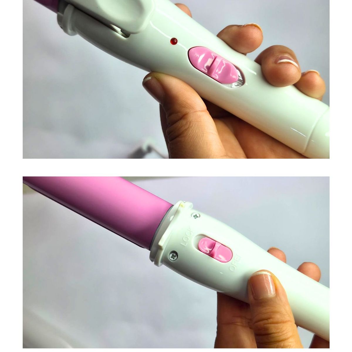 GENERICO - RIZADOR DE PELO 2 EN 1- ROSADO