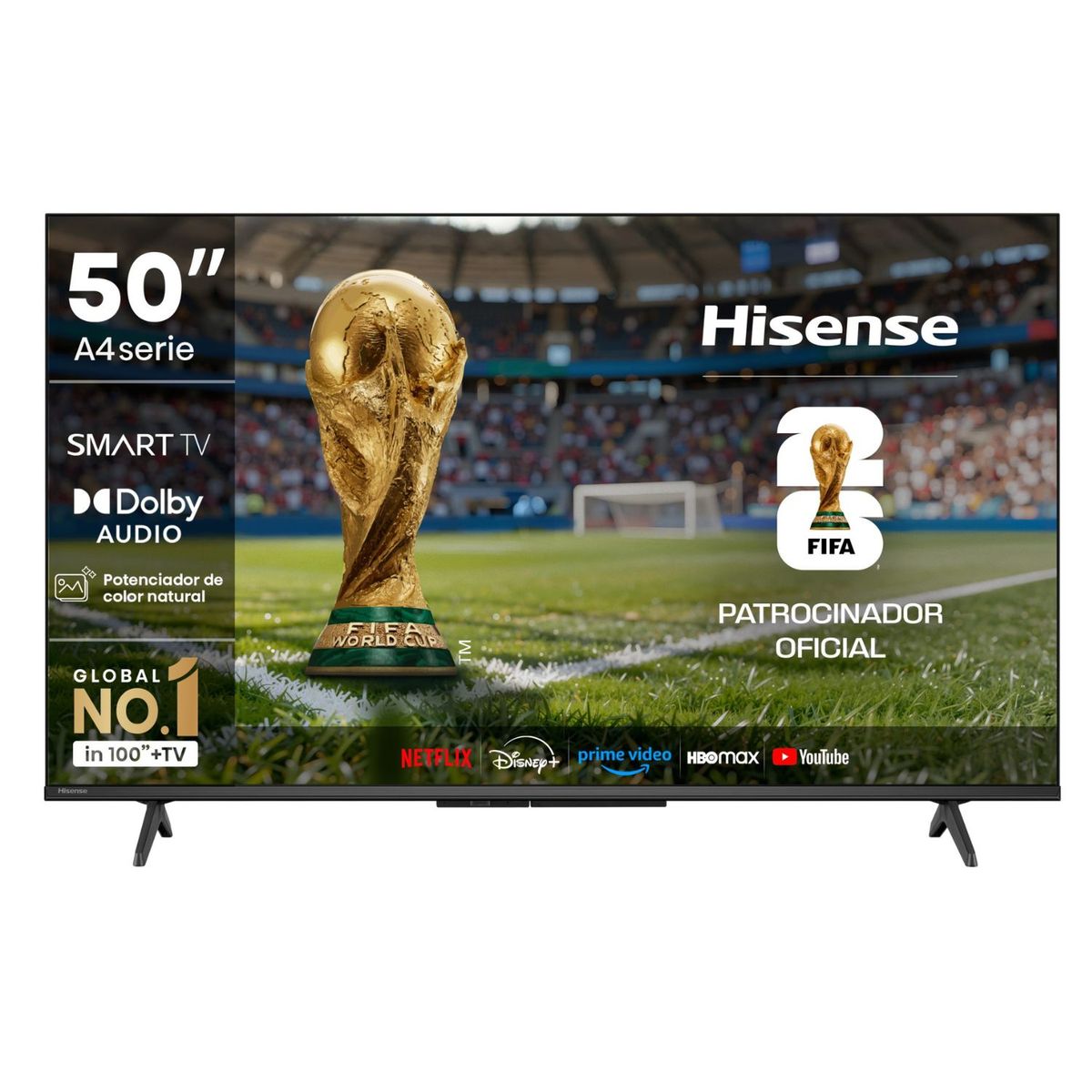 HISENSE - TELEVISOR HISENSE 50 50A4NV SMART TV VIDAA FHD LED 2025