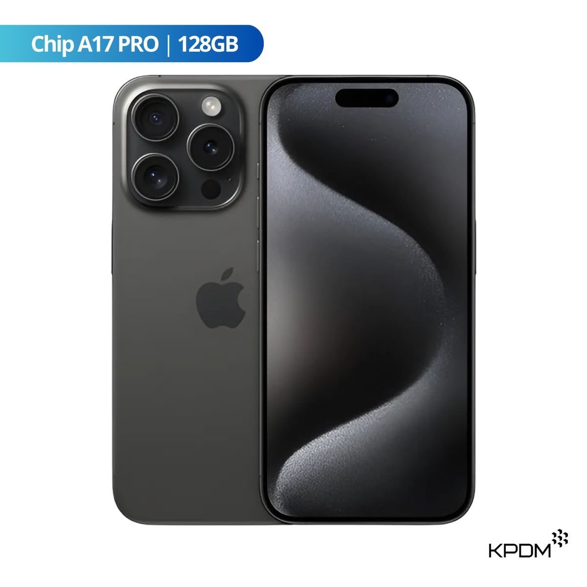 APPLE - iPhone 15 Pro 128GB Titanio Oscuro eSIM Reacondicionado Grado A