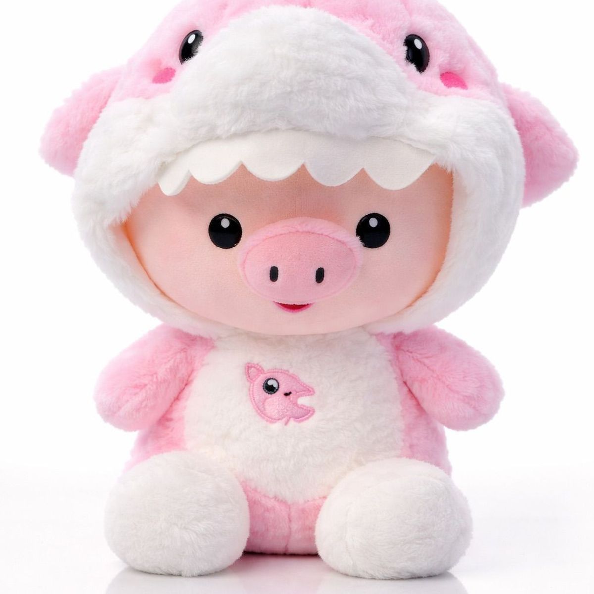 GENERICO - Peluche Infantil 30 cm con Disfraz de Tiburón – Suave, Tierno y Perfecto para Regalo