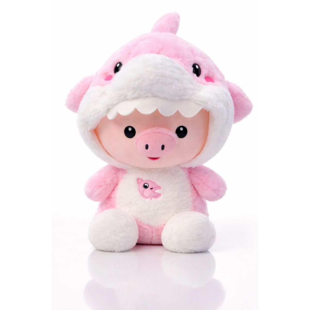 GENERICO - Peluche Infantil 30 cm con Disfraz de Tiburón – Suave, Tierno y Perfecto para Regalo