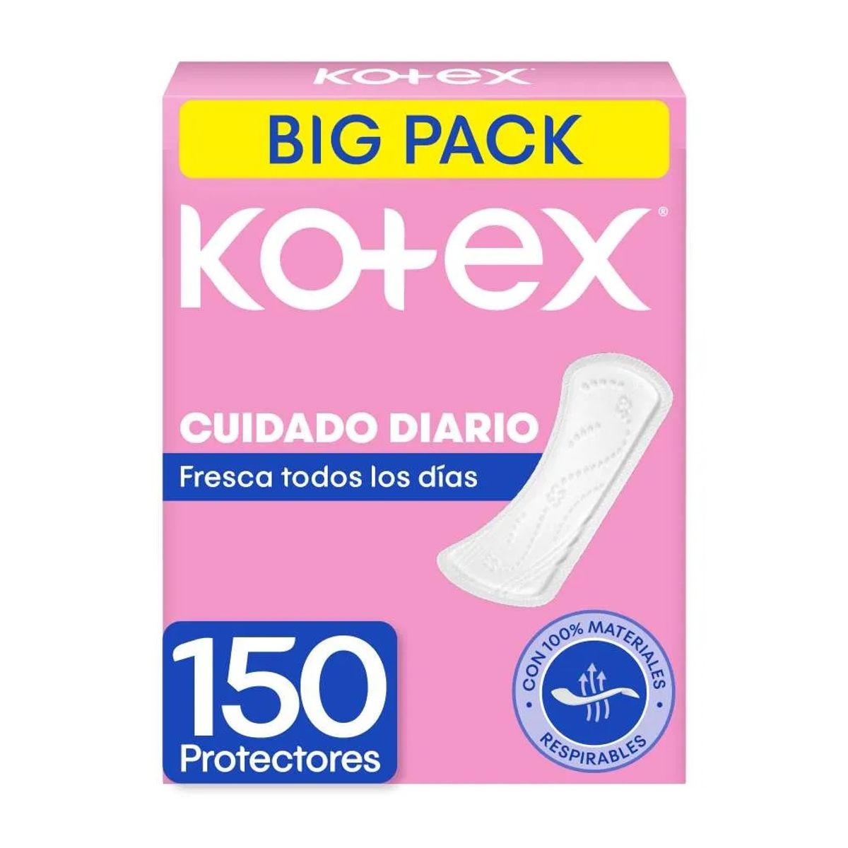 GENERICO - Protectores Diarios Kotex Normal x150 UN