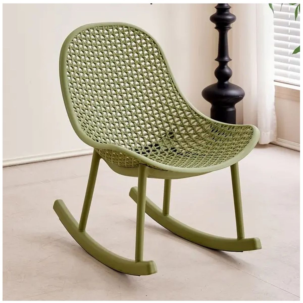 GENERICO - Silla Mecedora Verde