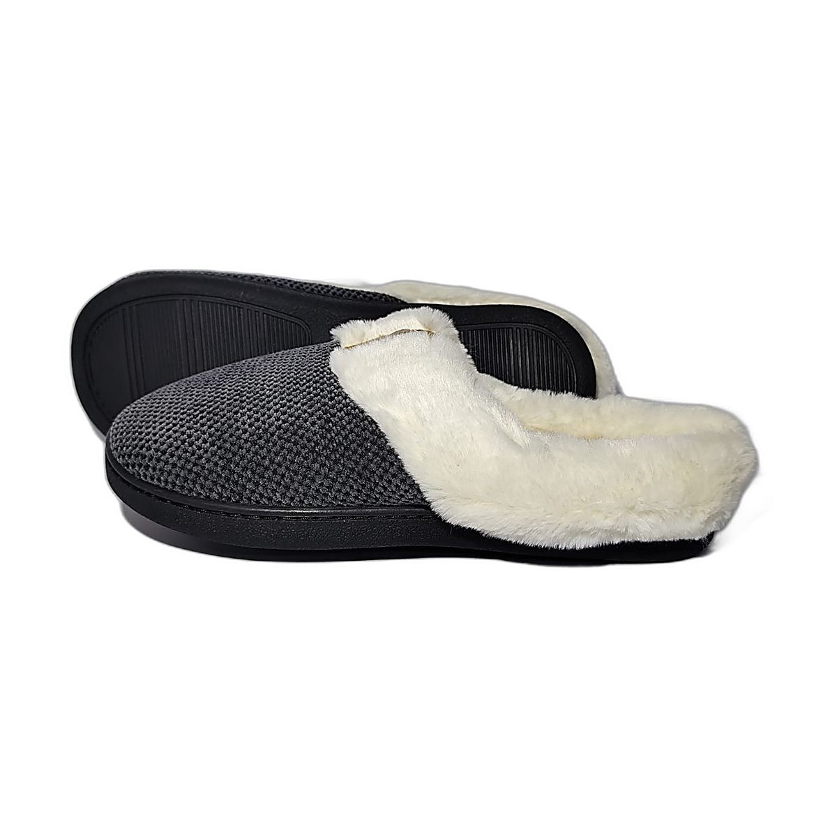 GENERICO - Pantufla Hombre Acolchada de Felpa - Casual - Negro y más colores