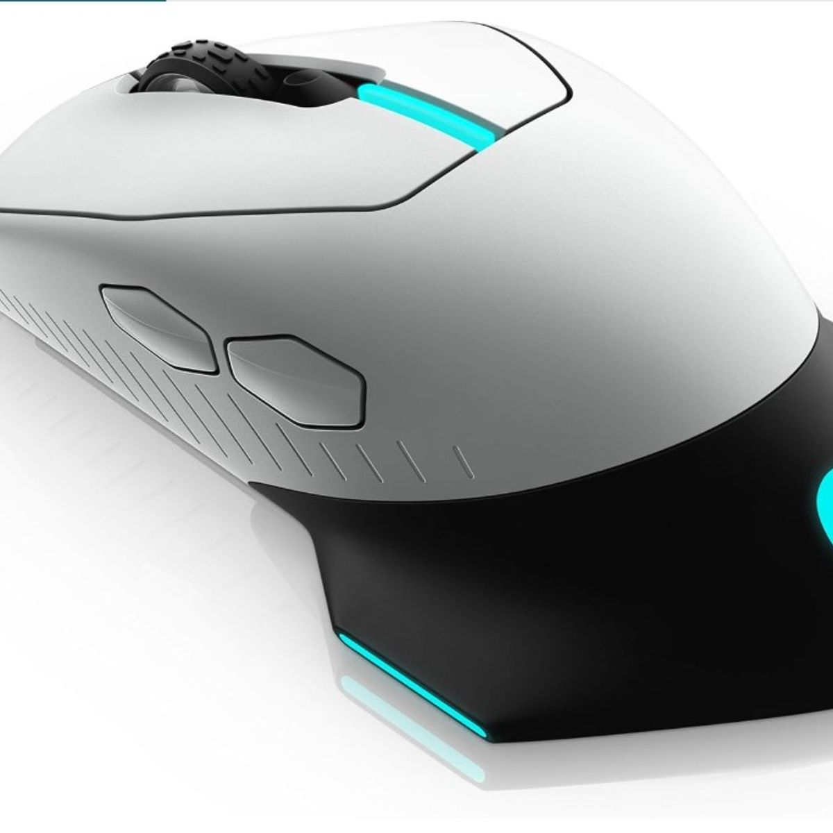 ALIENWARE - Mouse Gaming Inalámbrico Alienware AW610M Cableado RGB Blanco