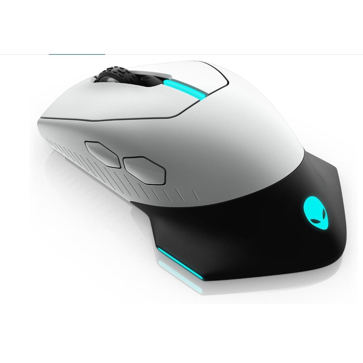 ALIENWARE - Mouse Gaming Inalámbrico Alienware AW610M Cableado RGB Blanco