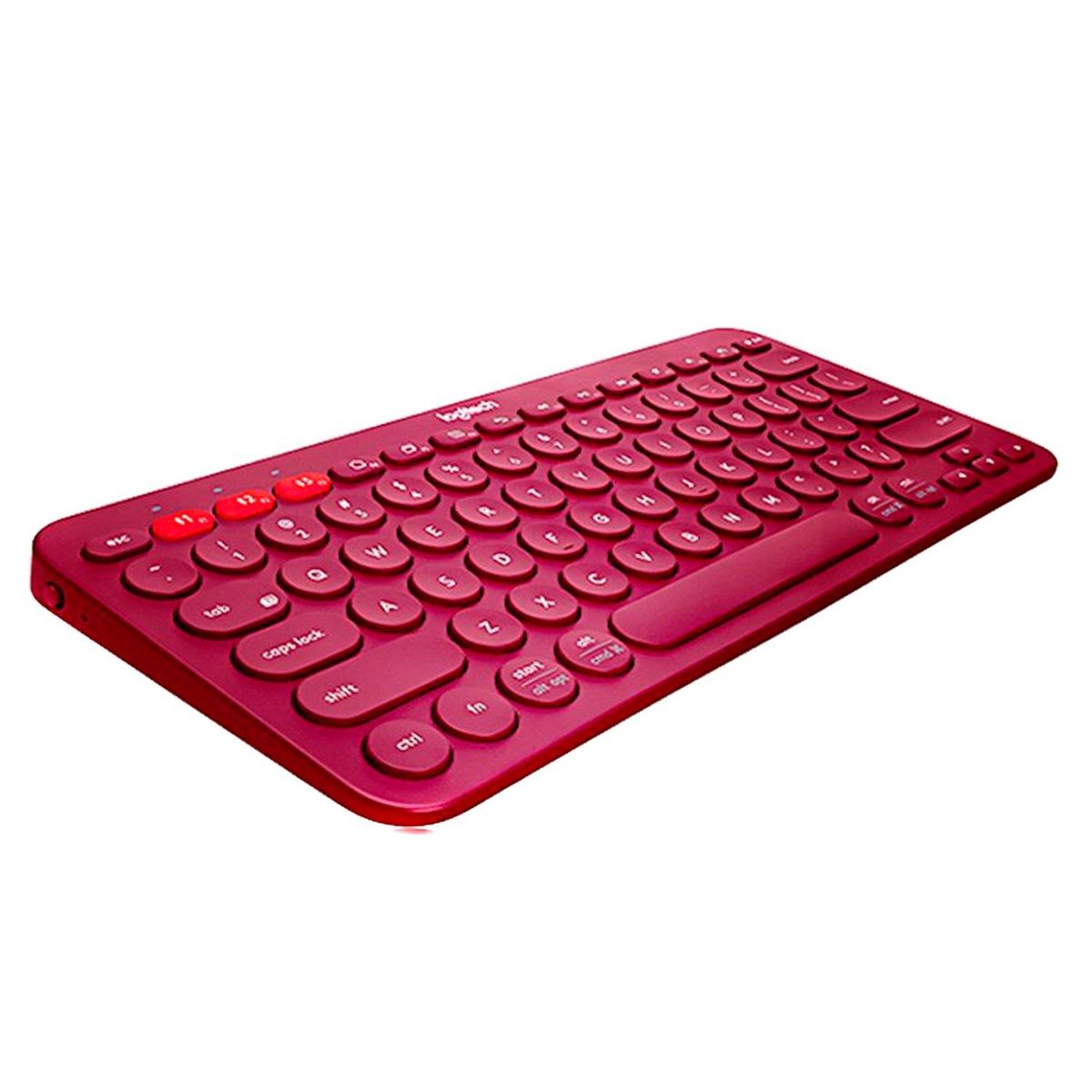 LOGITECH - Teclado Logitech K380 Bluetooth multidispositivo Rojo