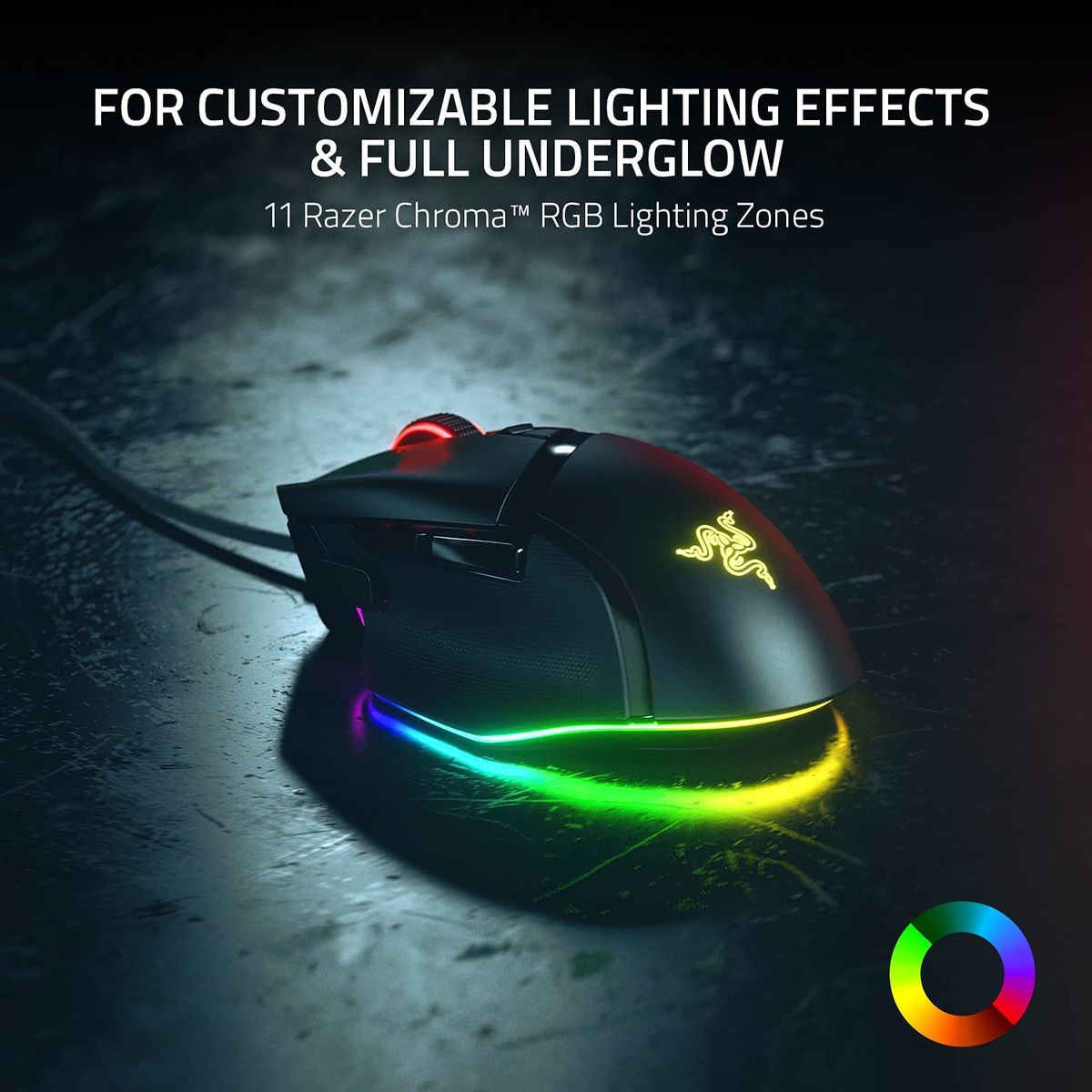 RAZER - Mouse Gamer Alámbrico 26000 Dpi Basilisk V3 Razer