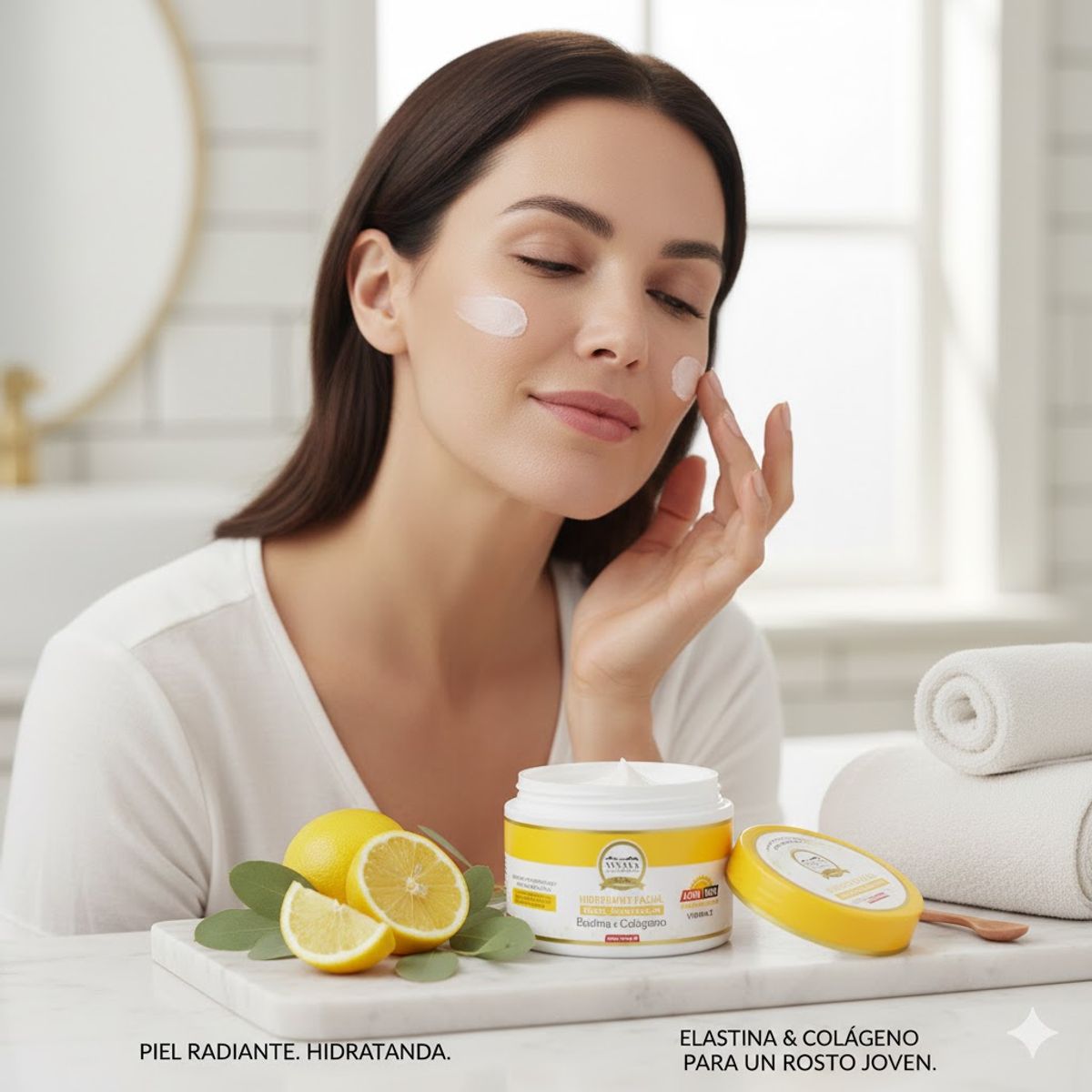 GENERICO - Crema Hidratante facial con elastina y colágeno 283g