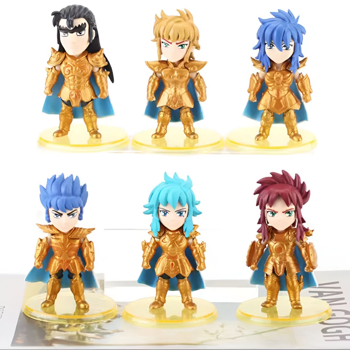 GENERICO - Caballeros Zodiaco Set 12 Figuras Dorados Saint Seiya