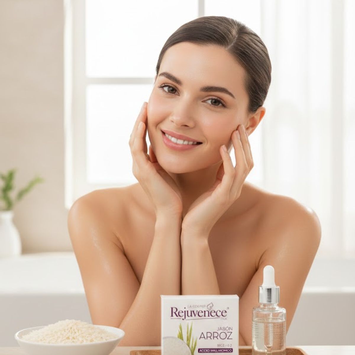 GENERICO - Jabón Rejuvenece Plus De Arroz & Acido Hialuronico