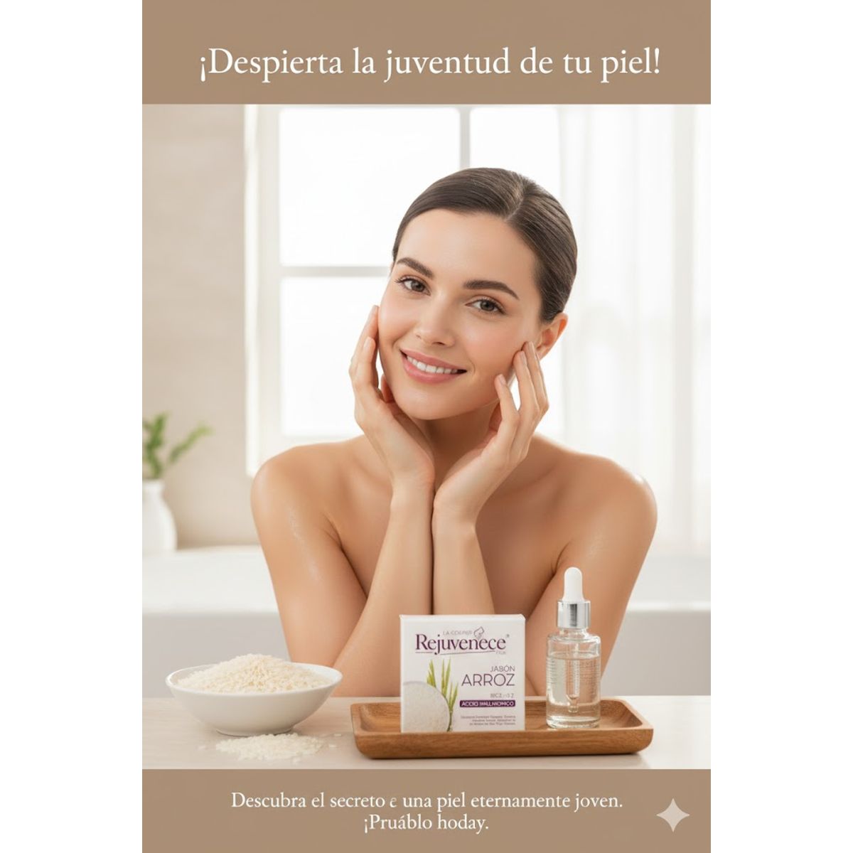 GENERICO - Jabón Rejuvenece Plus De Arroz & Acido Hialuronico